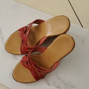 Made in Italy size 40 (9) red shoes